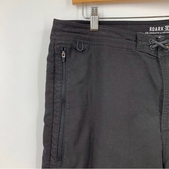 Roark Men's Layover Slim Straight Fit Drawstring Closure W/ Zipper Fly - Picture 3 of 11